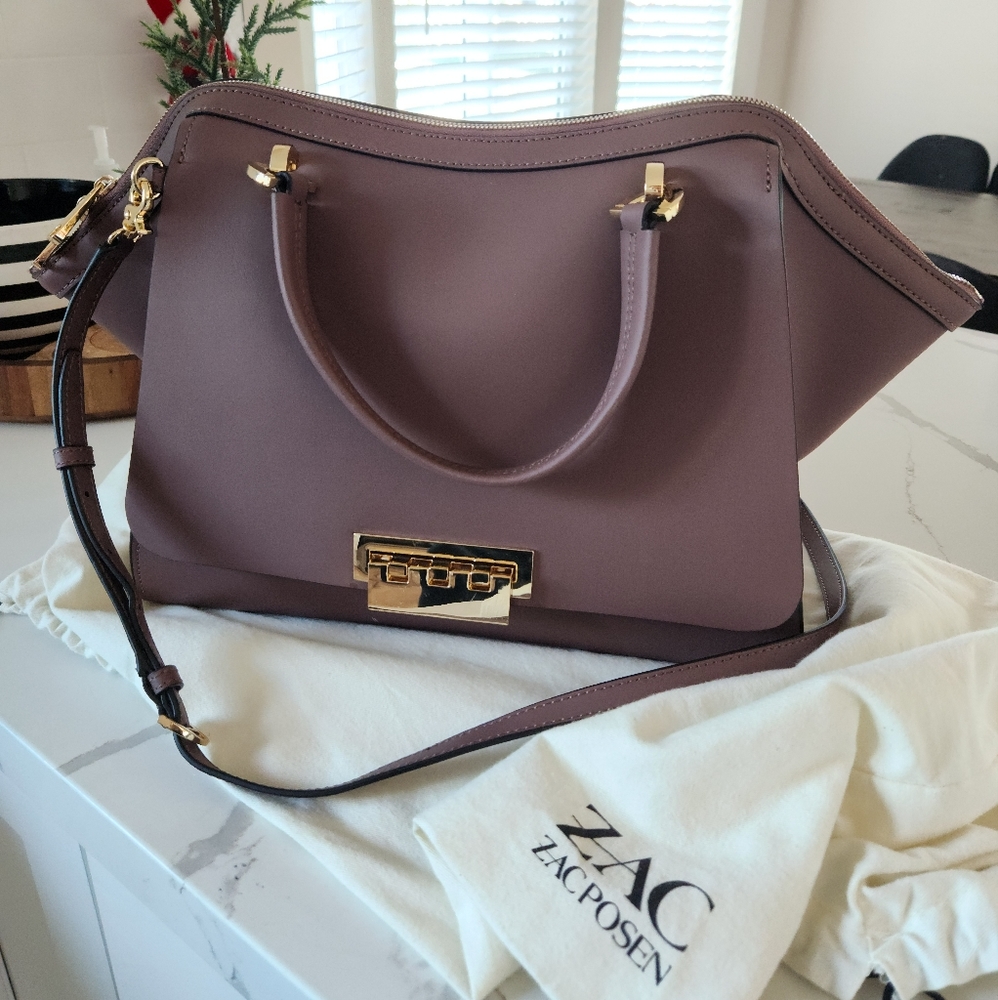 Zac Posen Eartha Jumbo Double Handle Satchel, Brand New